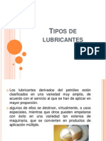 Tipos de Lubricantes