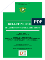 Bulletin Officiel DGI 2021