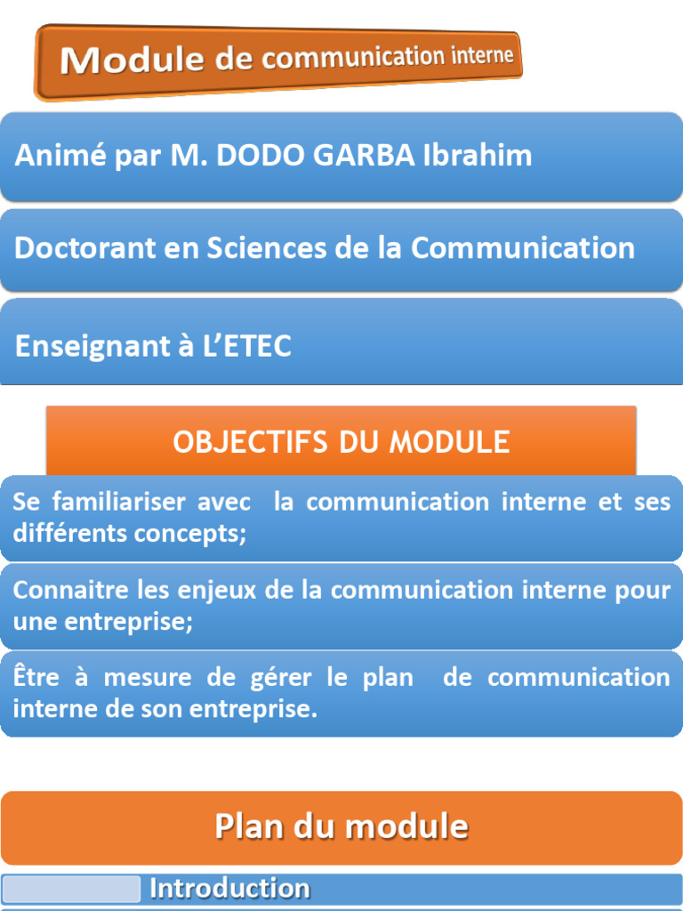Enjeux de la communication interne | PDF