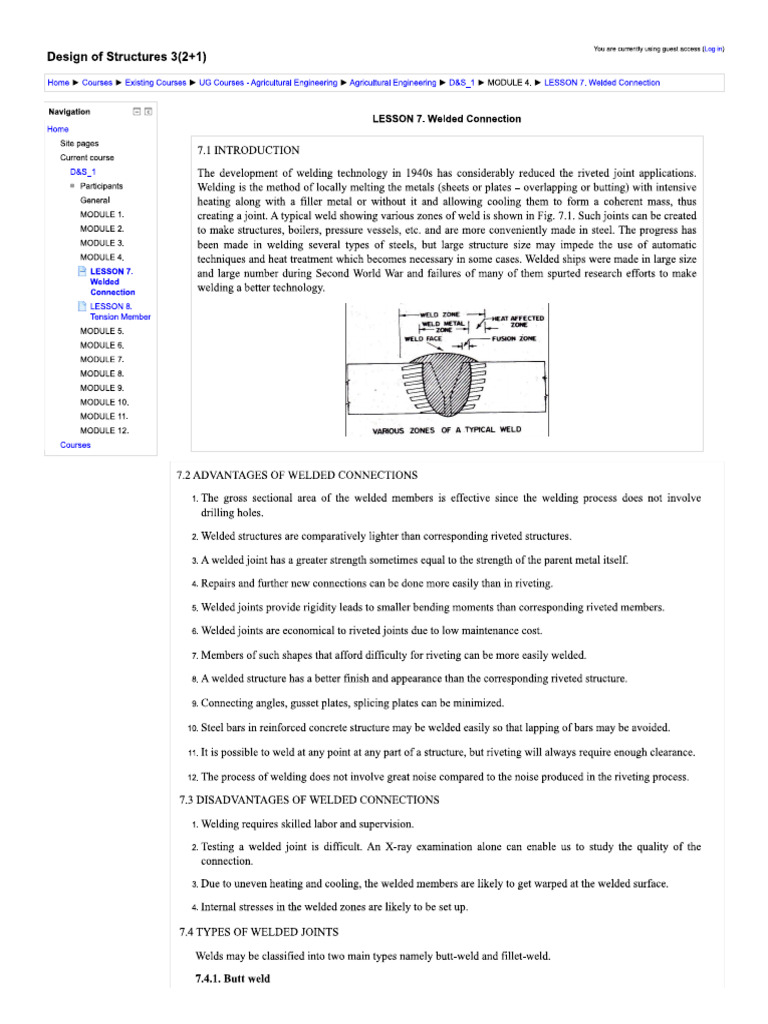 Welded Connection | PDF