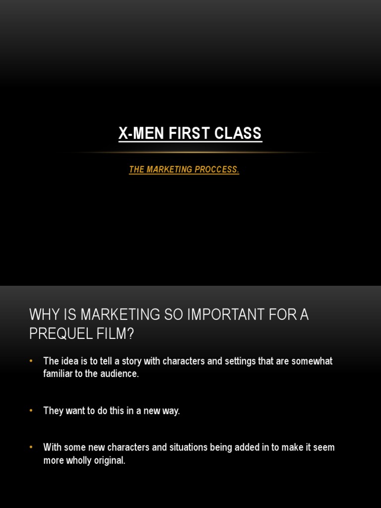 Marketing Strategies for X-Men First Class | PDF | Facebook | Leisure