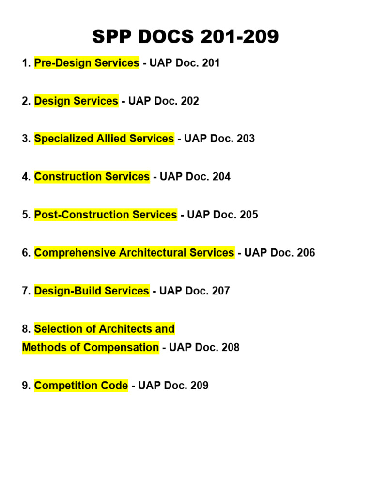 SPP Documents Overview 201-209 | PDF | Business
