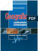 Geografie Clasa a VII-A