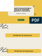 AvaliaÃ Ã o NeuropsicÃ Logica - Protocolo de Avaliaã Ã O, Diagnã Stico e Devolutiva