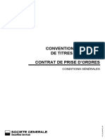 Convention de Compte de Titres Nominatifs & Contrat de Prise D - Ordres - FR