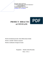Proiect Didactic de Activitate - Model 2022-NOU