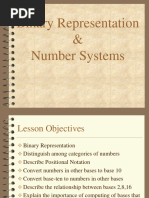 CSC Week5 Data Representation Number Systems