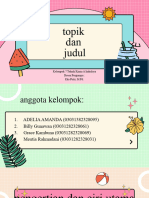 Kelompok 7 Bahasa Indonesia - Topik Dan Judul