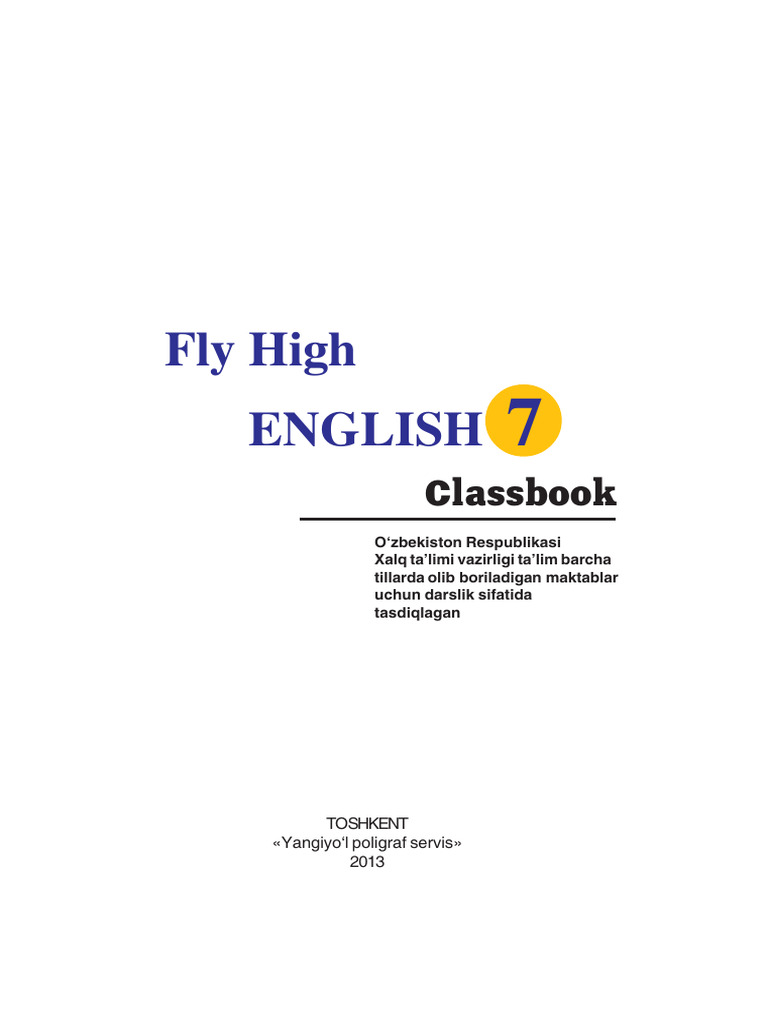 Vdocuments - MX - Fly High English 7 Pupils Welcome To Fly High 7 This ...