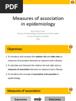 Measuring of Association in Epidemiology