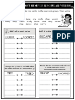 Spelling Past Simple Regular Verbs