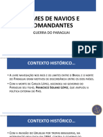 Slides Ebook Guerra Do Paraguai Nomes de Navios e Comandante