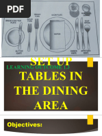 Basic Table Set Up | PDF | Tableware | Cooking