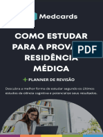 (E-BOOK) Como Estudar para A Prova de Residência Médica + Planner