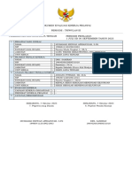 Dokumen Evaluasi Kinerja Pegawai Periode: Triwulan Iii Pemerintah Provinsi Jawa Tengah Periode Penilaian: 1 Juli SD 30 September Tahun 2023