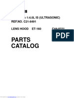 Canon EF 600mm f4L IS Parts