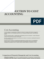 1. INTRODUCTION TO COST ACCOUNTING
