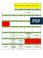 Calendario 1 Evaluación