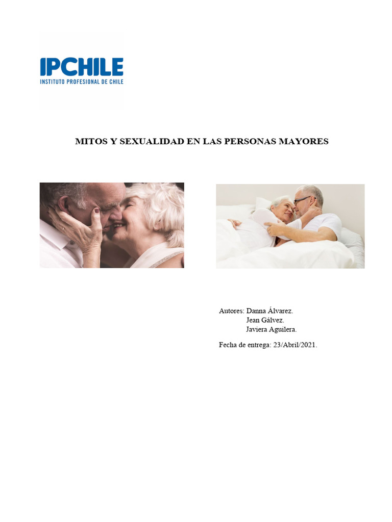 Mitos sobre sexualidad en adultos mayores | PDF | Vejez | La sexualidad ...