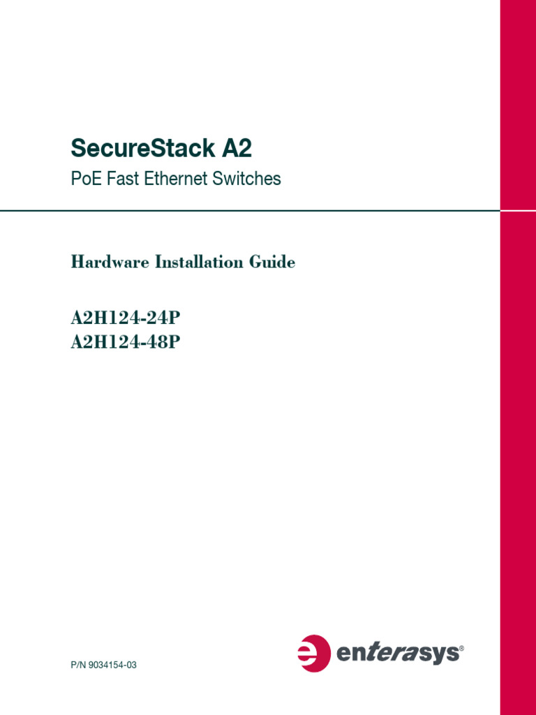 Switch Enterasys PDF