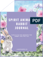 Spirit Animal - Rabbit Journal