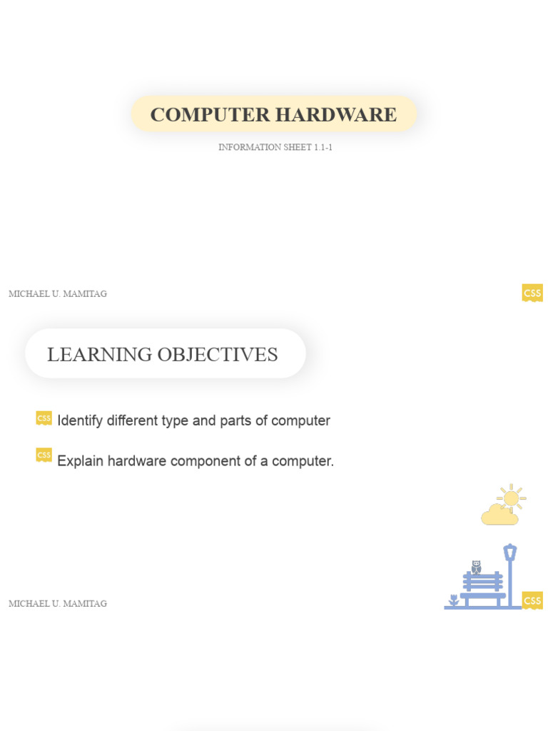 Computer Hardware Components Overview | PDF | Central Processing Unit ...