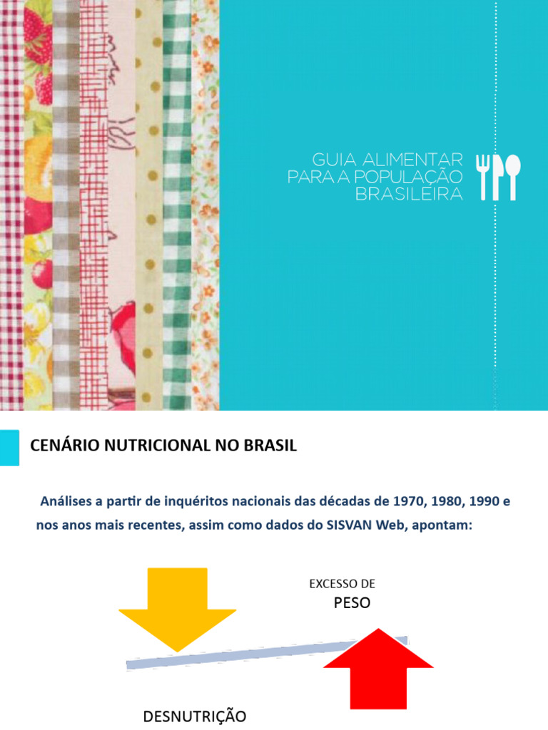 Guia Alimentar para Brasileiros | PDF | Alimentos | Culinária