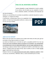 Ud1 - MB - Caracteristicas de Los Materiales Metalicos, Serrado y Limado