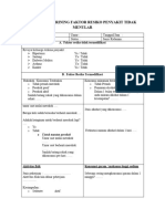 Formulir Skrining Faktor Resiko Penyakit Tidak Menular