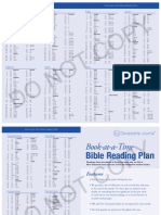 Book at A Time Bible Reading Plan
