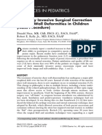 Minimally Invasive Surgical Correction of Chest Wall Deformities in Children (Nuss Procedure) (Advances in Pediatrics, Vol. 55, Issue 1) (2008)