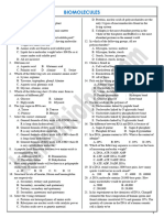 9 Biomolecules-Entrance Questions