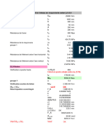 p 244 - Exemple de calcul - Linteau en maçonnerie