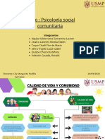 CALIDAD Y COMUNIDAD - Psicología Social