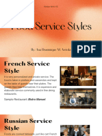 Food Service Styles