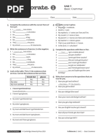 COL - TRB 1 - Basic - Grammar Unit 1