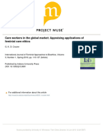 09 Crozier G 2010 - Care Workers in The Global Market Appraising Application of Feminist Care Ethics