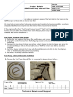 Qsk45 Fuel Pump Internal Filter Product Bulletin