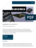 Adaptador Line-In - Mic-In - Liberaturadio