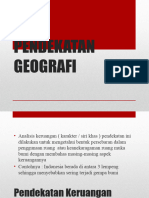 Pendekatan Geografi