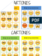 Cartones - Bingo de Las Emociones