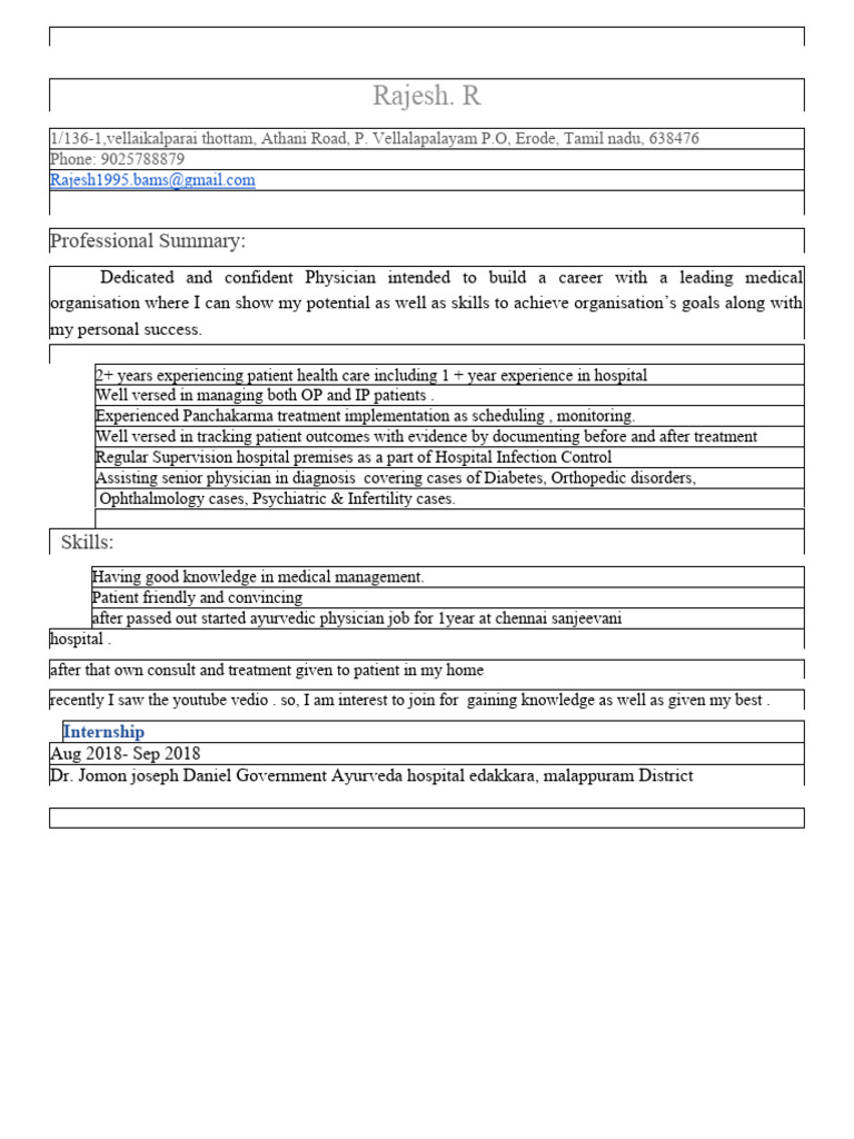 Dr. Rajesh. R | PDF