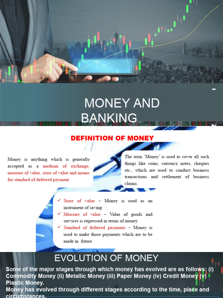 Money and Banking PPT Questions PDF Money Banks