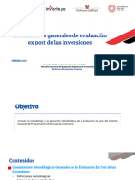 Capacitacion - 2023 - 02 - 03 - Lineamientos Metodológicos Generales de Evaluación Ex Post de Las Inversiones