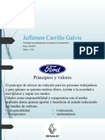 Principios y Valores de Tres Empresas Reconocidas Automotrices Etica Trabajo 1