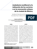 Leal Martínez A. - La Ciudadanía Neoliberal y La Racialización