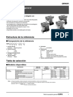 Relé de Propósito general+G2RS+Datasheet