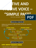 Active and Passive Voicesimple Past