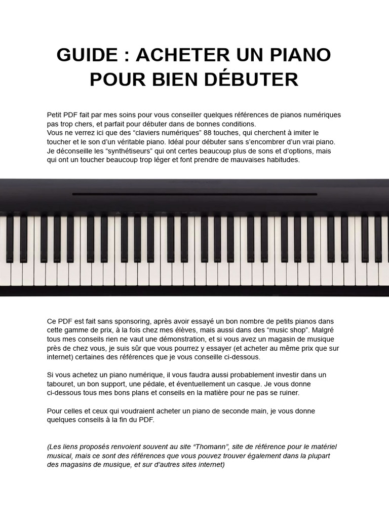 Les meilleures pédales pour piano numérique : Guide d'achat