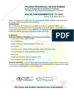 Licencia de Funcionamiento Ofi